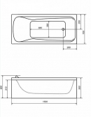 Акриловая ванна TRITON Стандарт 150x70 5032 150x70 – купить в интернет магазине MissAqua - фото 1