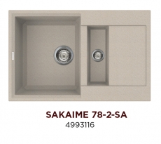 Мойка кухонная Omoikiri SAKAIME 78-2  - фото для каталога