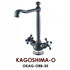 Смеситель для кухни Omoikiri Kagoshima-О OKAG-ORB-35 Античная Бронза  распродажа - фото для каталога