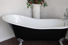 Чугунная ванна Magliezza GRACIA черная  - фото для каталога