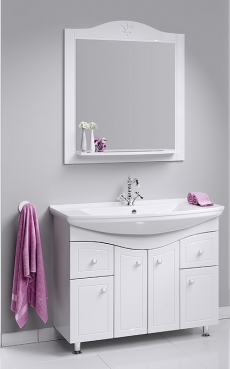 Комплект мебели для ванной Aqwella Франческа 105 см  - фото для каталога