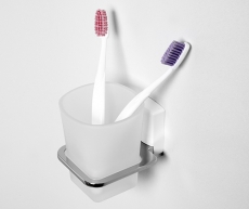 Стакан для зубных щеток Wassekraft Leine К-5028WHITE  - фото для каталога