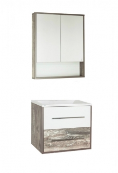 Мебель для ванной Style Line Экзотик 65 Plus древесина/белый  - фото для каталога