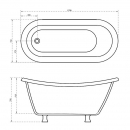 Акриловая ванна Abber AB9293 21013 170x78 – купить в интернет магазине MissAqua - фото 2