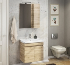 Мебель для ванной Comforty Тромсе 60 дуб сонома  - фото для каталога