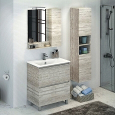 Мебель для ванной Comforty Верона 75 дуб белый  - фото для каталога