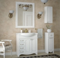 Комплект мебели для ванной Corozo Классика 80  - фото для каталога