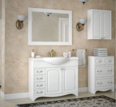 Комплект мебели для ванной Corozo Классика 105  - фото для каталога
