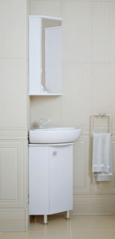 Комплект угловой мебели для ванной Corozo Флоренция 40  - фото для каталога