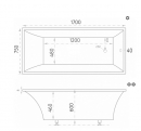 ����� �� ��������� ������� Marmo Bagno ������ 14596 170x75 - ���� 2
