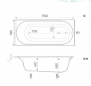 ����� �� ��������� ������� Marmo Bagno �������� 170�70 21633 170x70 - ���� 2