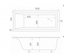 ����� �� ��������� ������� Marmo Bagno ����� 150 14603 150x70 - ���� 5
