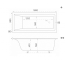 ����� �� ��������� ������� Marmo Bagno ����� 180 14599 180x80 - ���� 4
