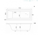 ����� �� ��������� ������� Marmo Bagno ����� 170x80 14601 170x80 - ���� 4