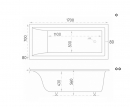 ����� �� ��������� ������� Marmo Bagno ����� 170x70 14602 170x70 - ���� 4