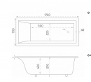����� �� ��������� ������� Marmo Bagno ������ new 170x70 21626 170x70 - ���� 3