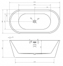 Акриловая ванна Abber AB9203-1.5 24189 150x80 – купить в интернет магазине MissAqua - фото 2