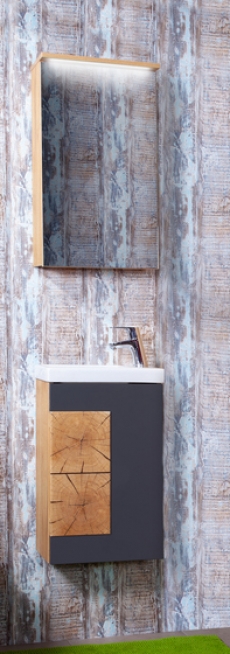 Комплект мебели для ванной Бриклаер Форест 40 подвесной  - фото для каталога