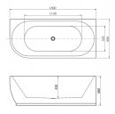 ��������� ����� Aquanet Elegant B 180x80 3806N Gloss Finish 27539 180x80 - ���� 3