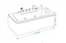 Акриловая ванна Grossman GR-17095 R/L 22332 170x95 – купить в интернет магазине MissAqua - фото 6