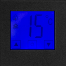 Терморегуляторы Energy с сенсорным дисплеем TK08 NEW черный  - фото для каталога