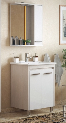 Комплект мебели для ванной Corozo ЛОРЕНА 65 лайн  - фото для каталога