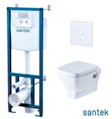 Комплект Promo Set Santek Нео 1.WH30.2.463 белая кнопка  - фото для каталога