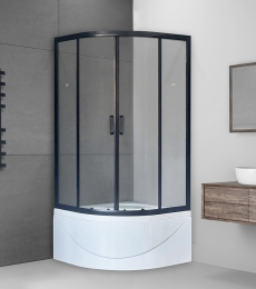 ������� ������ Royal Bath RB 90BK-T-BL 90x90 c ������� �������� - ���� ��� ��������