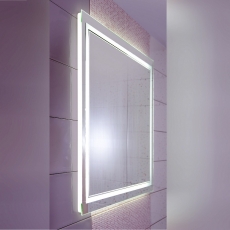 Зеркало Бриклаер ЭСТЕЛЬ-2 60 с подсветкой LED, на взмах руки  - фото для каталога