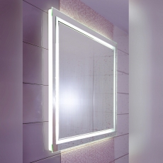 Зеркало ЭСТЕЛЬ-2 120 с подсветкой LED, на взмах руки  - фото для каталога
