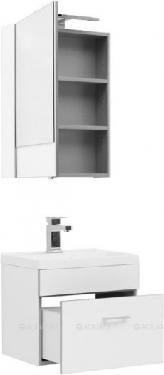 Мебель для ванной Aquanet Верона NEW 50 белый (подвесной 1 ящик)  - фото для каталога