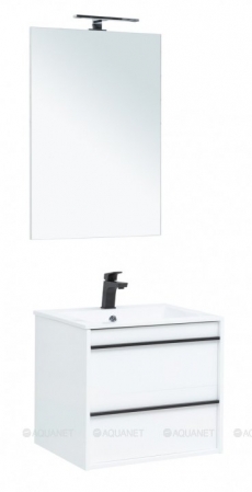 Мебель для ванной Aquanet Lino 60 белый матовый  - фото для каталога