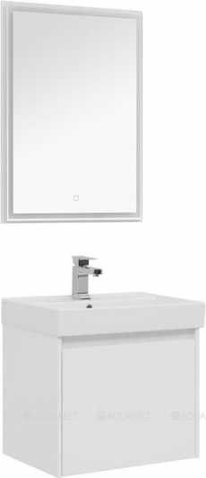 Мебель для ванной Aquanet Nova Lite 60 белый (1 ящик)  - фото для каталога