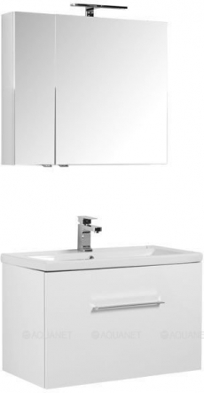 Мебель для ванной Aquanet Порто 80 белый  - фото для каталога