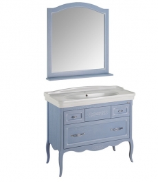 Комплект мебели для ванной ASB-Woodline Модерн 105 Рошфор  - фото для каталога