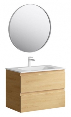 Комплект мебели для ванной Aqwella Accent 60 золотой дуб  - фото для каталога