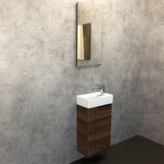 Мебель для ванной Comforty Асти 40 дуб темно-коричневый  - фото для каталога