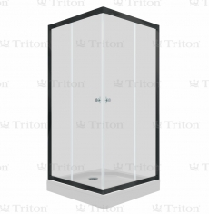 Душевой уголок Тритон Вента-Блэк 90*90 90x90 квадратный - фото для каталога