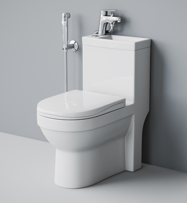 Унитаз с раковиной LAGURATY 8074 AC – купить за 45 500 р. в Москве ...