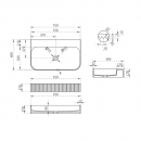     Vincea VWB-6SG75MW 39753 46x75 -  4