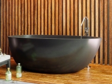 Акриловая ванна Frank F6123 Black/Black  - фото для каталога