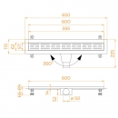   RGW Drain Leo-30 60 40752 0x60 -  1