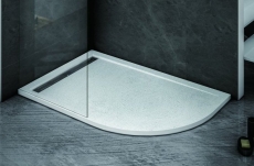 100x80 ������� ������ �� ������ ������� Cezares TRAY-AS-RH-100/80-550-30-W R/L