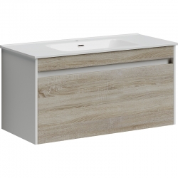 Тумба с раковиной Sancos Smart 100 SM100E SM100E+CN7003 – купить за 41 ...