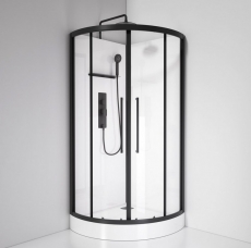   Acquazzone Omega 90T BLACK 90x90 -   