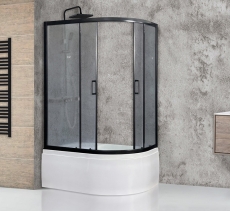   Royal Bath Practic RB 8120BK-C-BL R/L 120x80 -   