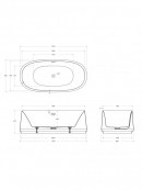 ��������� ����� Cezares CZR-LUX-CENTRAL-170-82-58 48132 170x82 - ���� 2