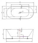 ��������� ����� Vincea VBT-402-1600 R/L 48259 160x75 - ���� 2