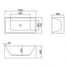 ��������� ����� Azario KATRINA AZ-6601C-15075 49255 150x75 - ���� 3