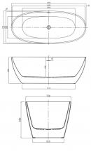 ��������� ����� Azario DARWIN DAR17075 49260 170x75 - ���� 2